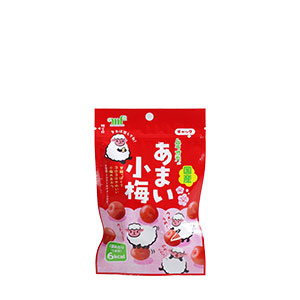 あまい小梅 38g（赤・チャック付き袋）