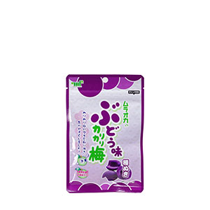 種ぬき ぶどう味カリカリ梅 38g（チャック付き袋）